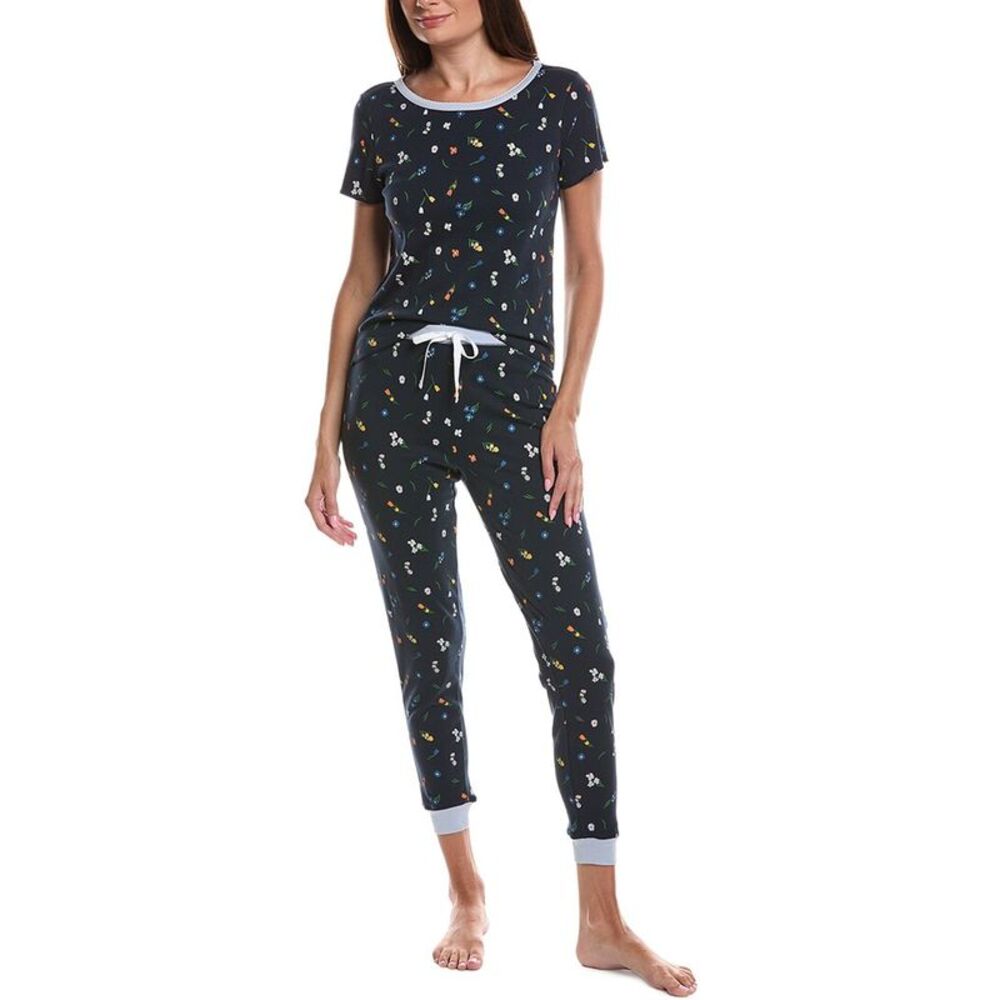 Cozyland By Morgan Lane Womens  2Pc Baby Jean Jogger Set, Blue